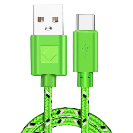 Fast Charging Type-C USB C Mobile Phone Cables 1M/2M/3M USB C Cable Fast Charge for Samsung S10 plus Huawei Nylon Braided Cable