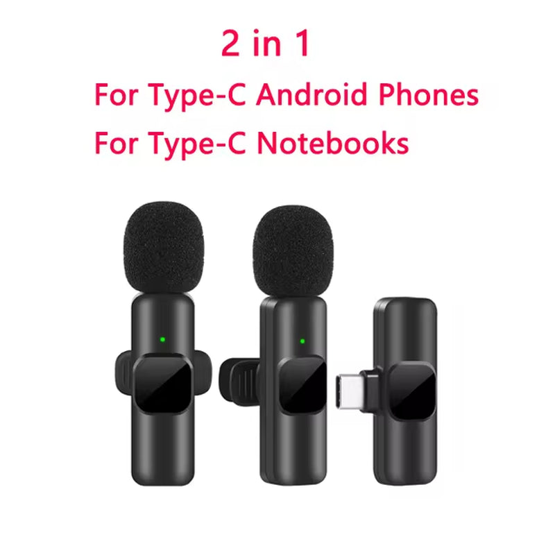 Revolutionary Wireless Lavalier Microphone - Compact Mini Mic for iPhone & Android Live Streaming, Gaming, and Recording