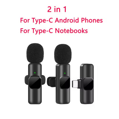 Revolutionary Wireless Lavalier Microphone - Compact Mini Mic for iPhone & Android Live Streaming, Gaming, and Recording