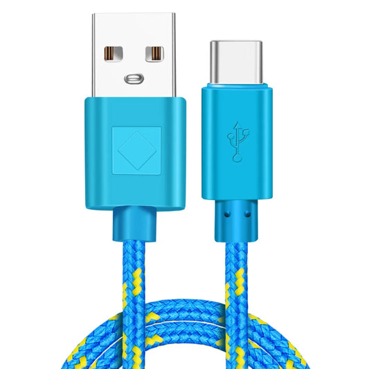 USB Type C Cable Nylon Fast Charging Data Cable for Samsung S10 S9 Note 9 Oneplus Xiaomi Huawei Mobile Phone Type-C USB-C Cables