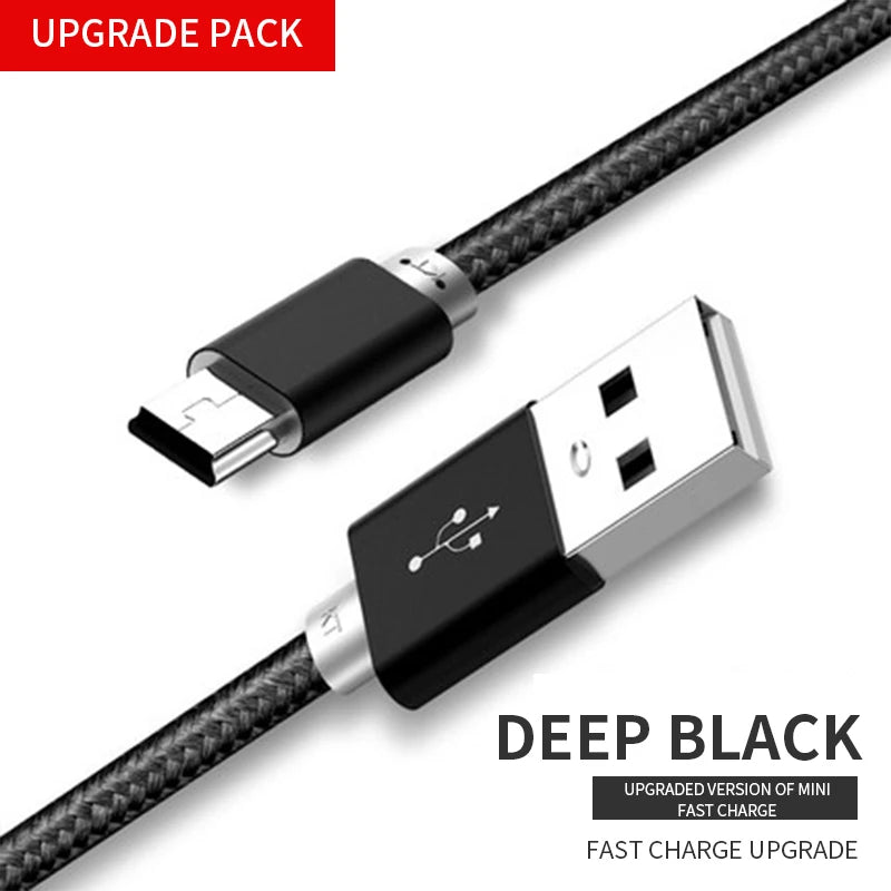 Mini USB Cable Mini USB to USB Fast Data Charger Cable for MP3 MP4 Player Car DVR GPS Digital Camera HDD Mini USB