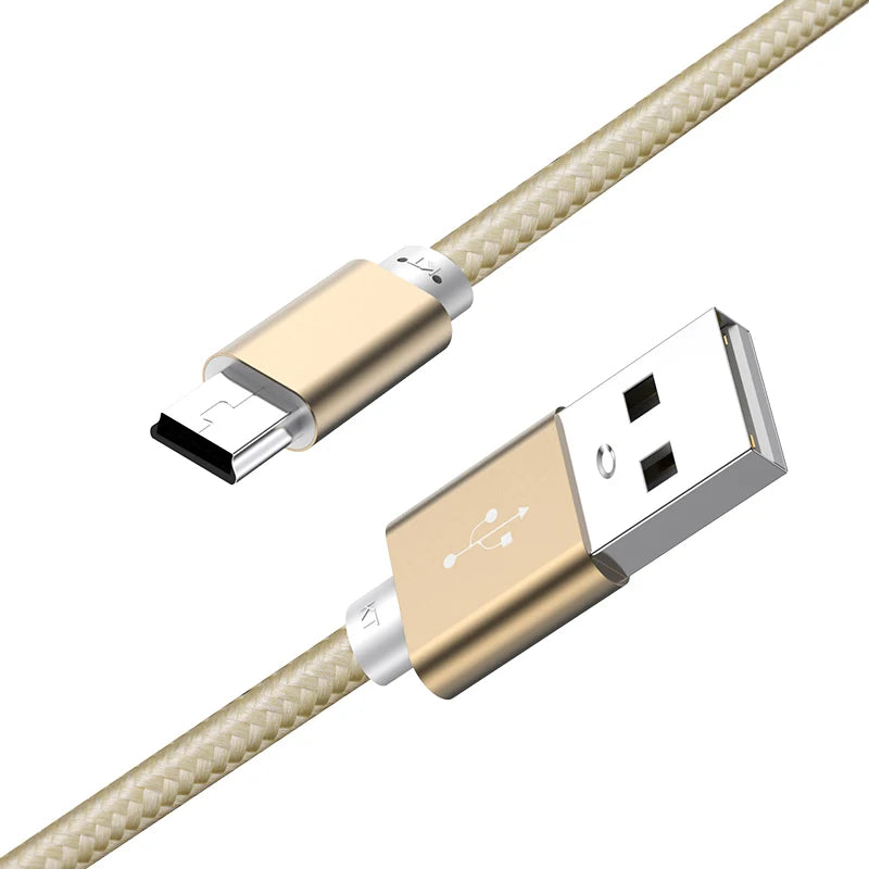 Mini USB Cable Mini USB to USB Fast Data Charger Cable for MP3 MP4 Player Car DVR GPS Digital Camera HDD Mini USB
