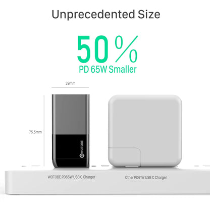 65W Gan USB C Wall Charger Power Adapter,3 Port PD 65W PPS QC4 45W SCP for Laptops Macbook Ipad Iphone 14 Pro Max Samsung