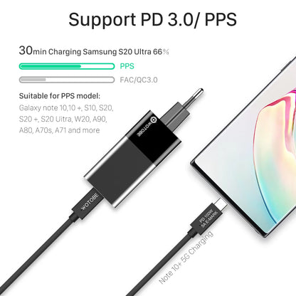 65W Gan USB C Wall Charger Power Adapter,3 Port PD 65W PPS QC4 45W SCP for Laptops Macbook Ipad Iphone 14 Pro Max Samsung
