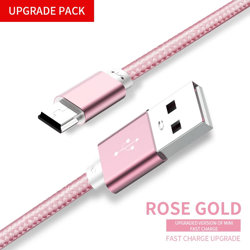 Mini USB Cable Mini USB to USB Fast Data Charger Cable for MP3 MP4 Player Car DVR GPS Digital Camera HDD Mini USB