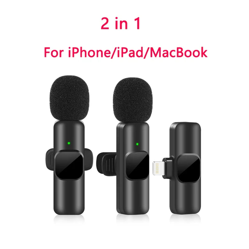 Revolutionary Wireless Lavalier Microphone - Compact Mini Mic for iPhone & Android Live Streaming, Gaming, and Recording