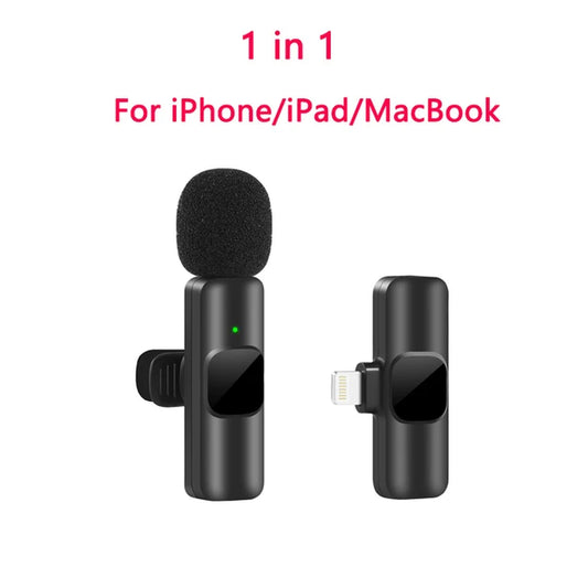Revolutionary Wireless Lavalier Microphone - Compact Mini Mic for iPhone & Android Live Streaming, Gaming, and Recording